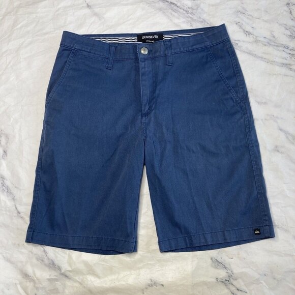 Quiksilver Blue Chino Shorts Men’s Size 32 Casual A13 - Picture 1 of 4